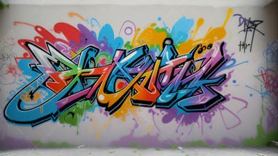 Graffiti Background And Texture