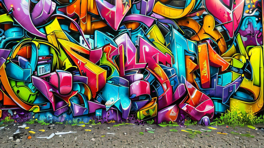 Textura Grafite Colorido para Fundo