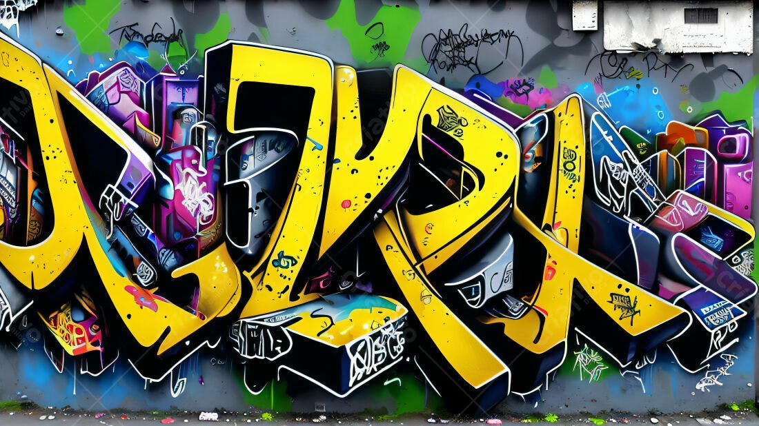 Textura Grafite Abstrata Colorida para Fundo