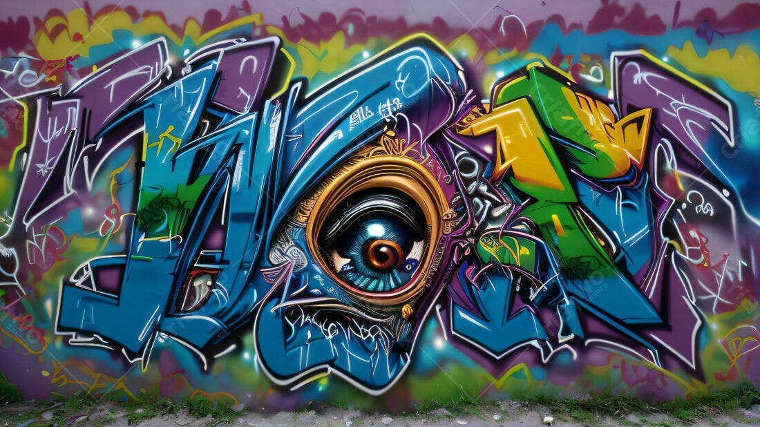 Textura Grafite Abstrata Colorida para Fundo