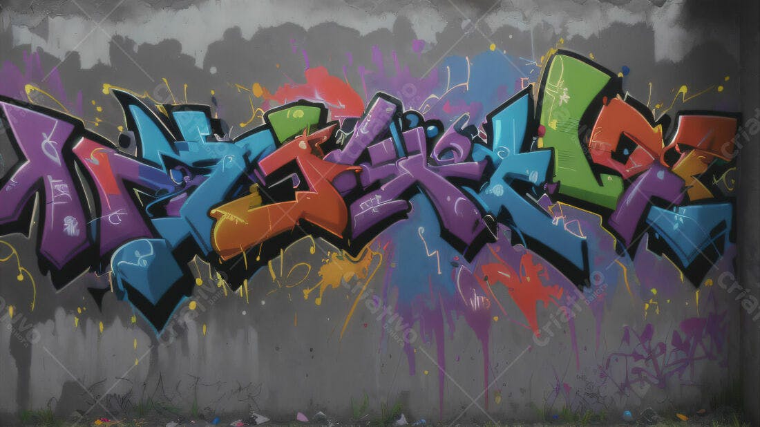 Textura Grafite Colorido para Fundo