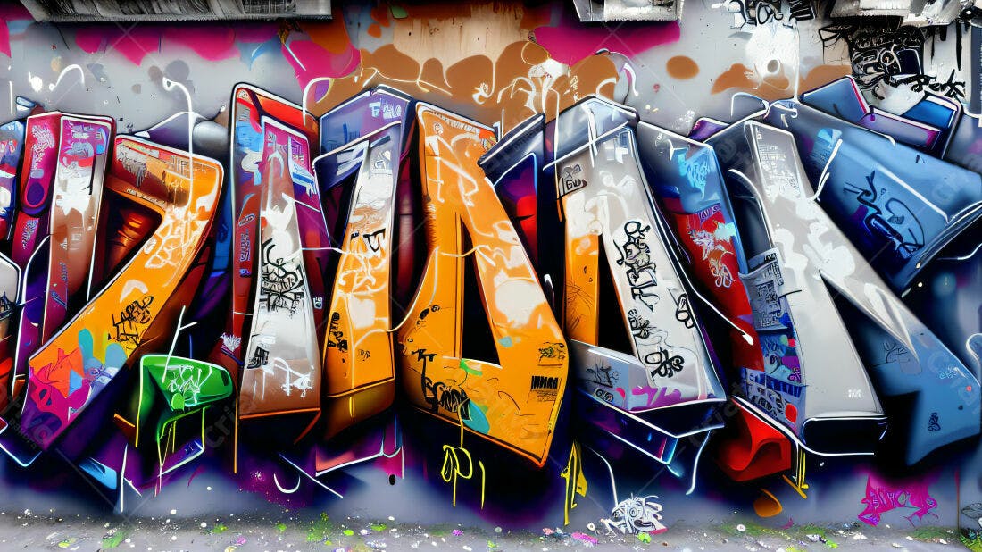 Textura Grafite Abstrata Colorida para Fundo