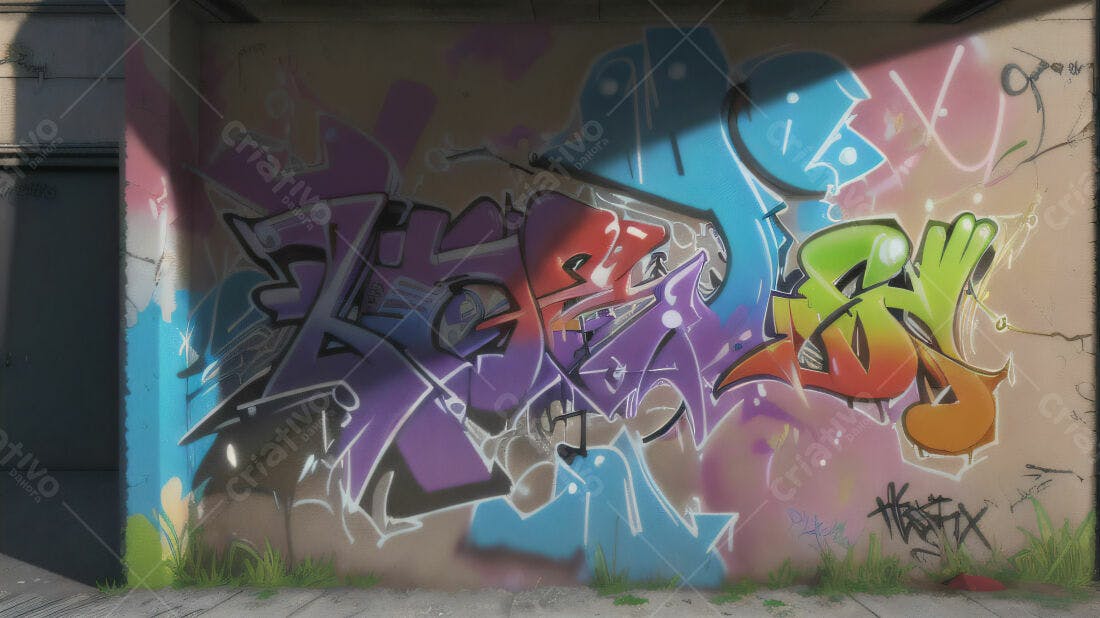 Textura Grafite Colorido para Fundo