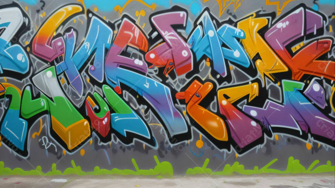 Textura Grafite Colorido para Fundo