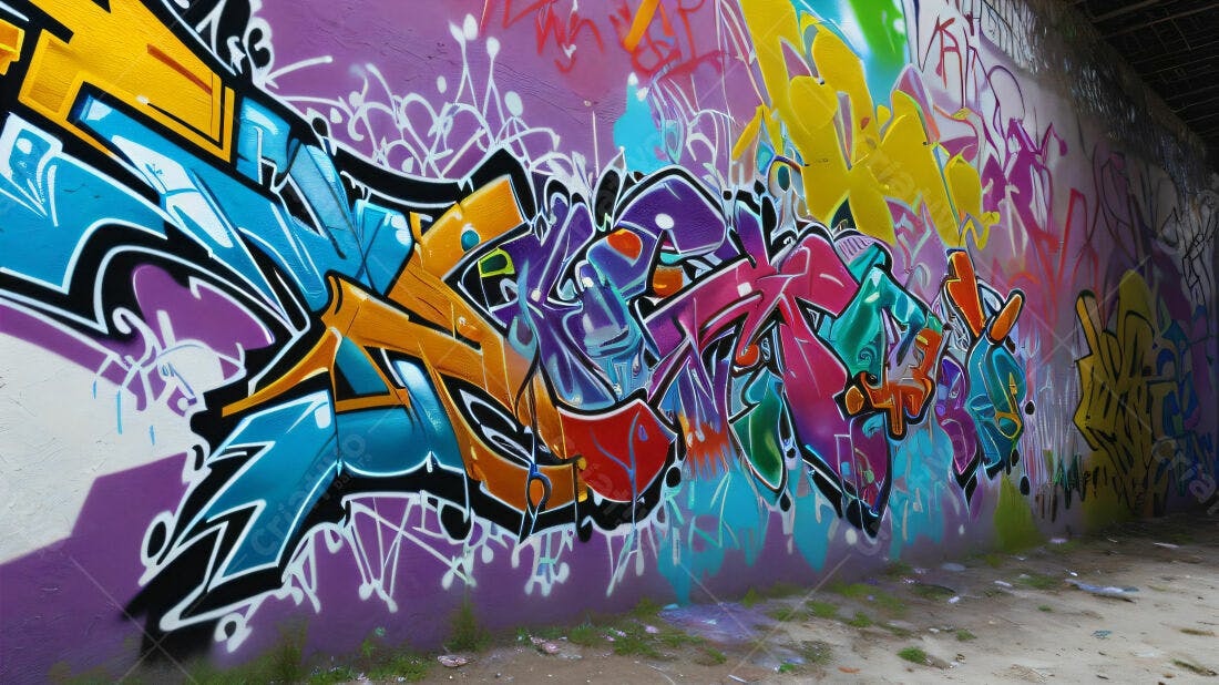 Textura Grafite Colorido para Fundo