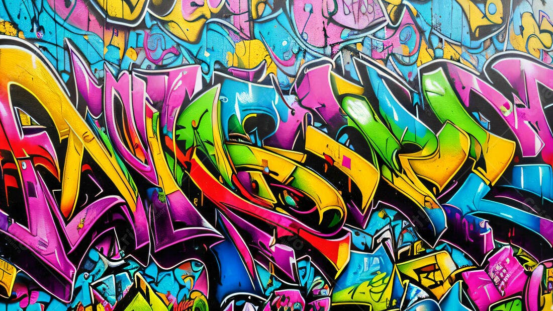 Textura Grafite Colorido para Fundo