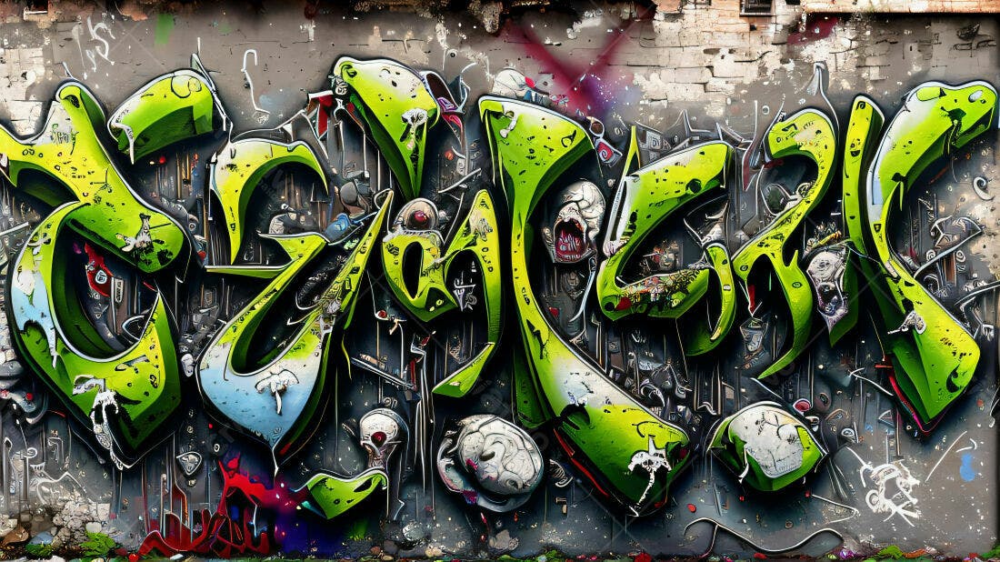 Textura Grafite Abstrata Verde para Fundo
