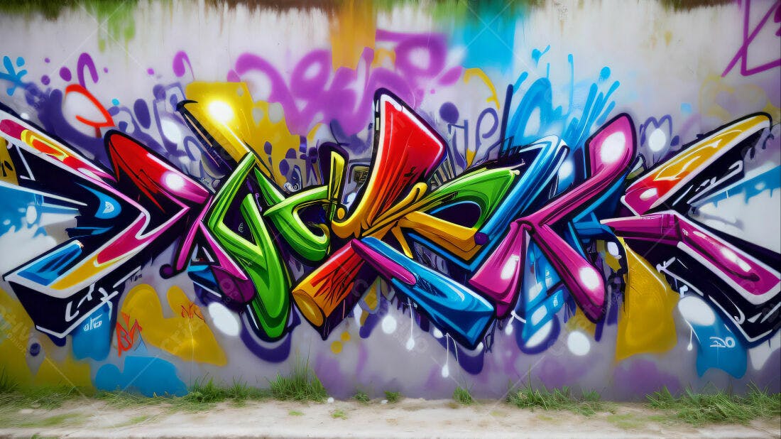 Textura Grafite Colorido para Fundo