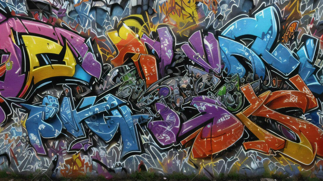 Textura Grafite Colorido para Fundo