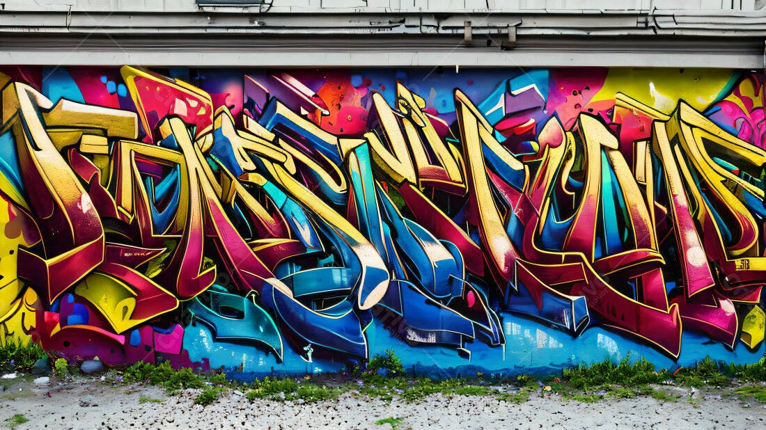 Textura Grafite Abstrata Colorida para Fundo