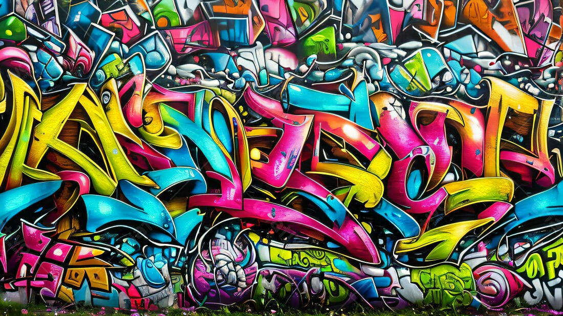 Textura Grafite Abstrato Colorido para Fundo