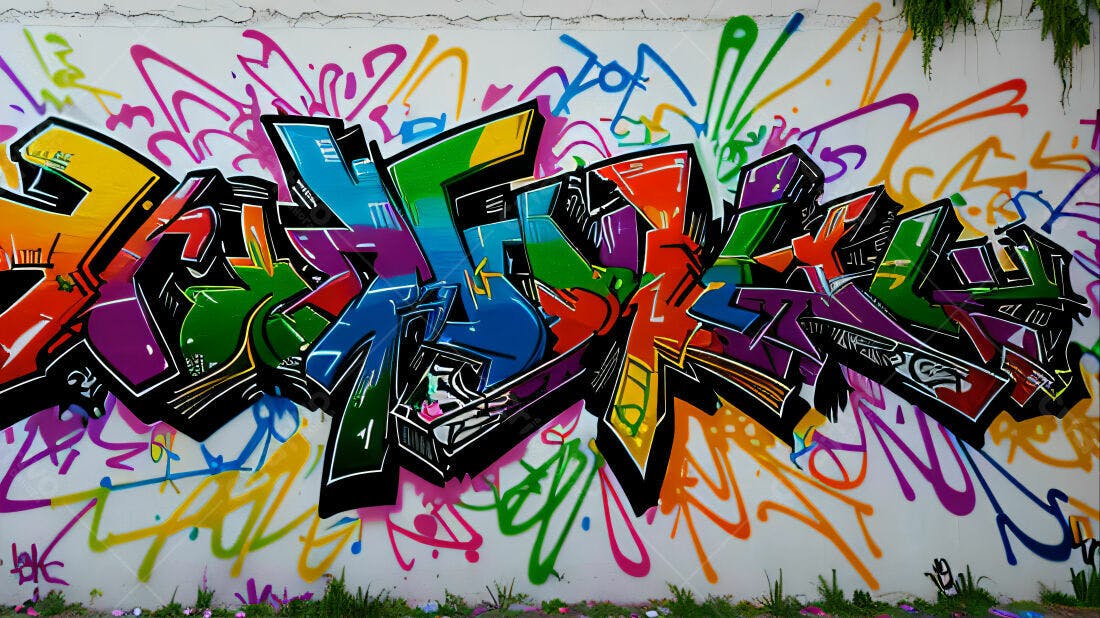 Textura Grafite Colorido para Fundo