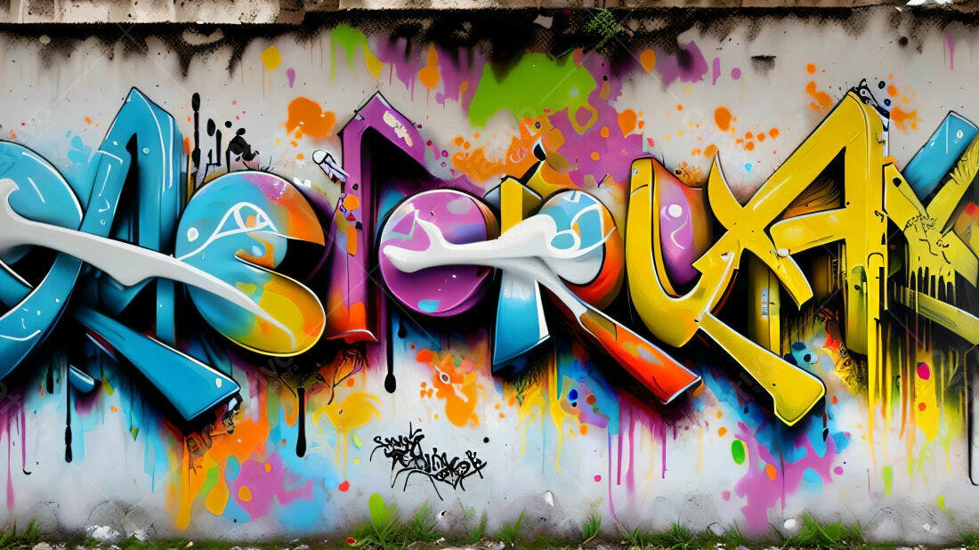 Textura Grafite Colorida para Fundo