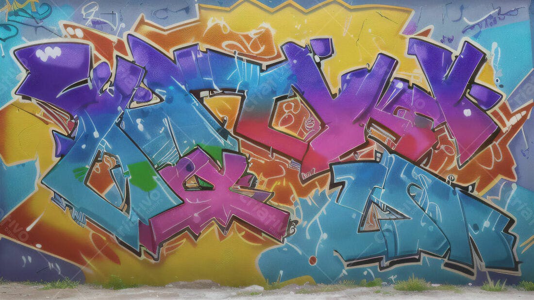 Textura Grafite Colorido para Fundo