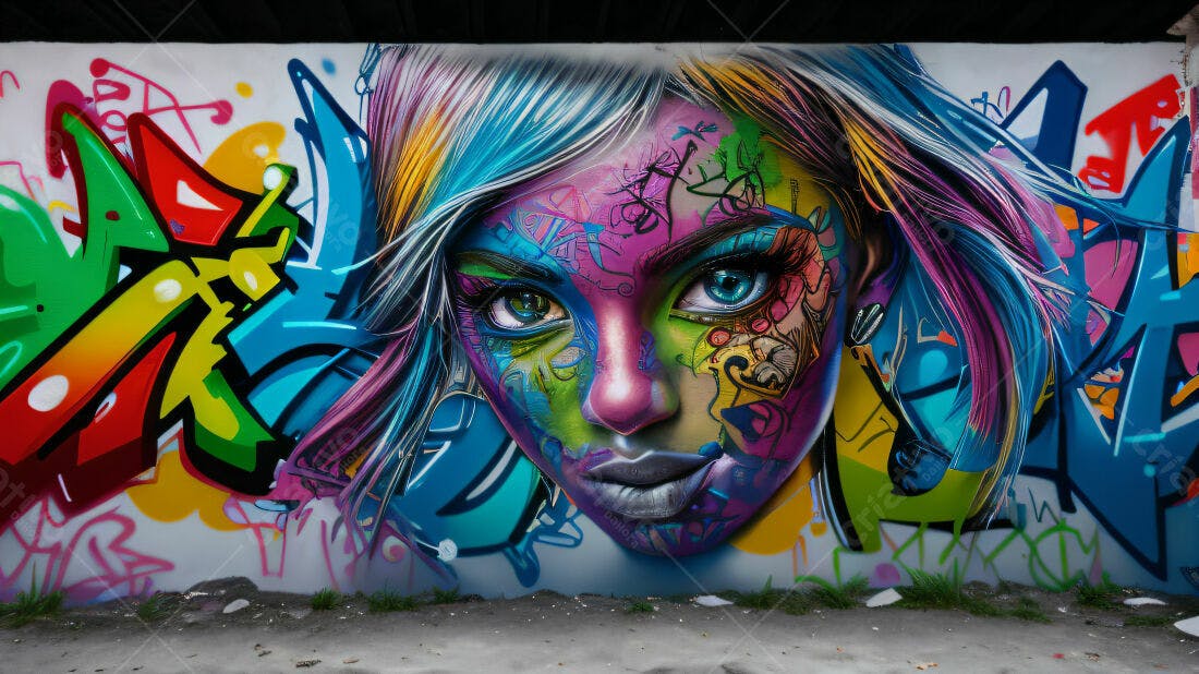 Textura Grafite Colorido para Fundo