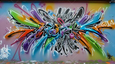 Graffiti Background And Texture