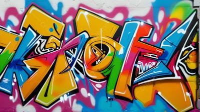 Graffiti Background And Texture