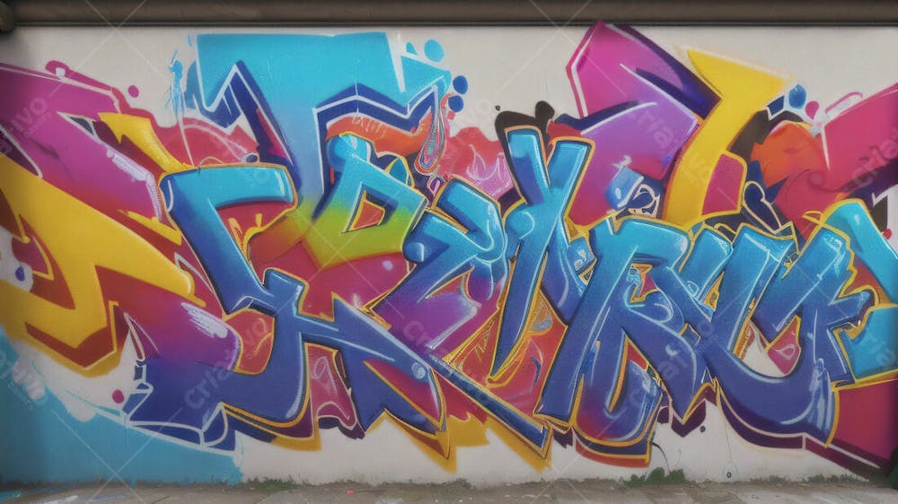 Graffiti Background And Texture