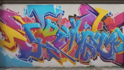 Graffiti Background And Texture