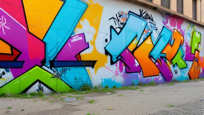 Graffiti Background And Texture