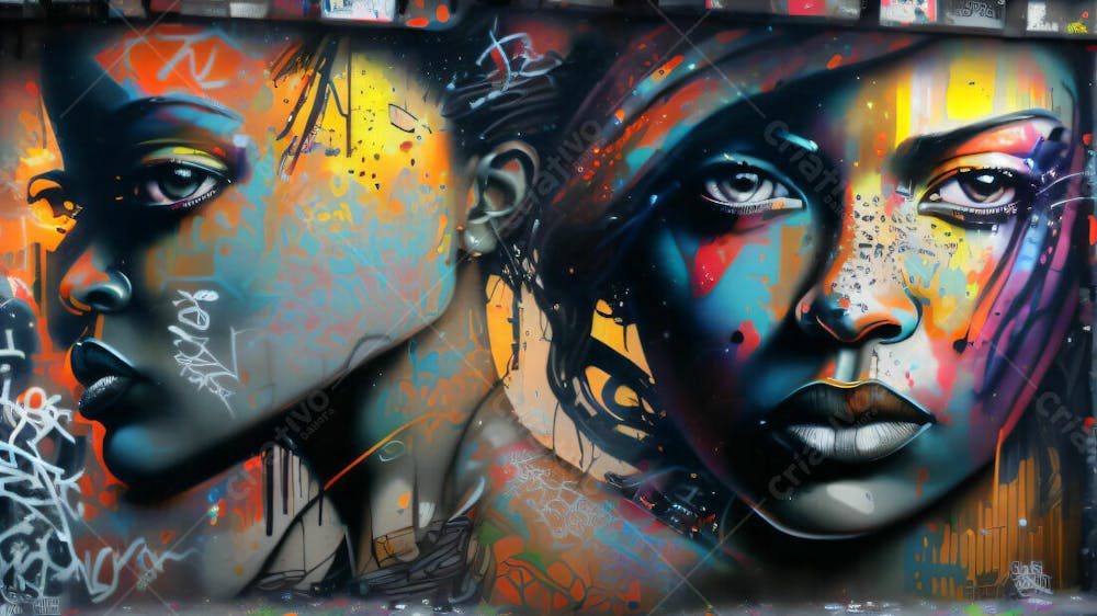 Graffiti Background And Texture