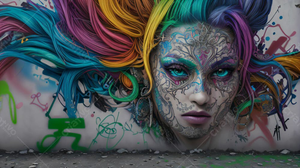 Graffiti Background And Texture