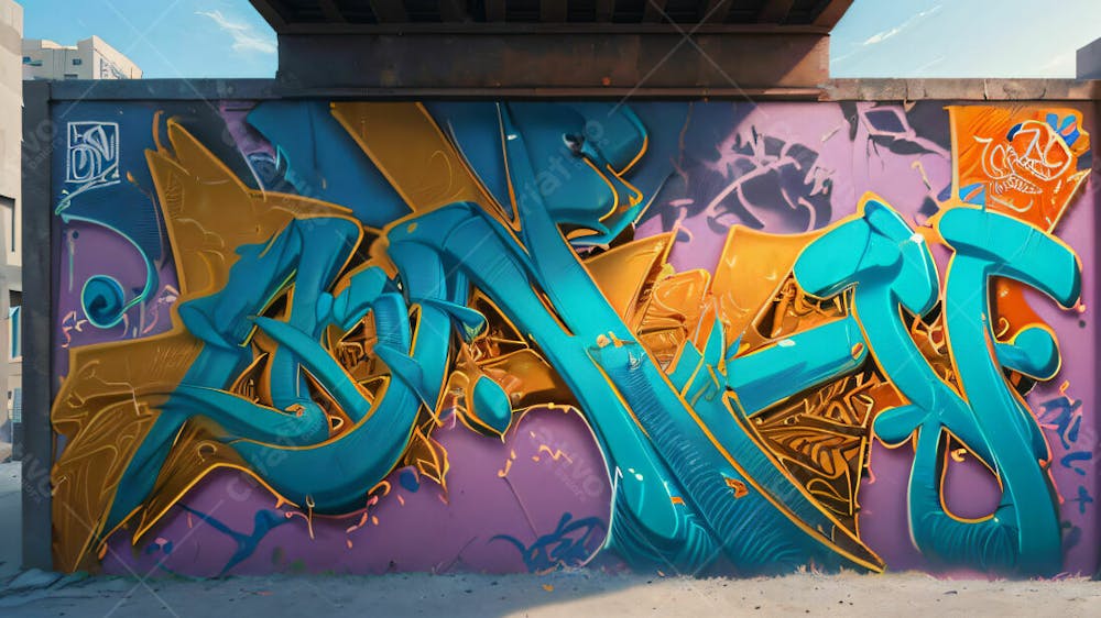 Graffiti Background And Texture