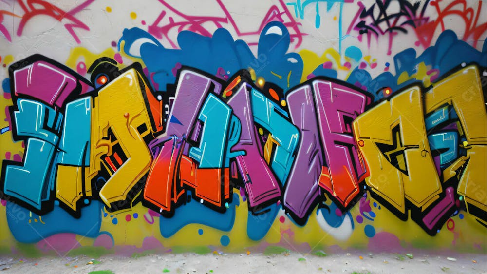 Graffiti Background And Texture