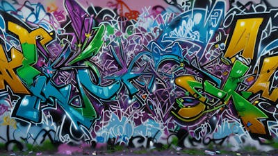 Graffiti Background And Texture
