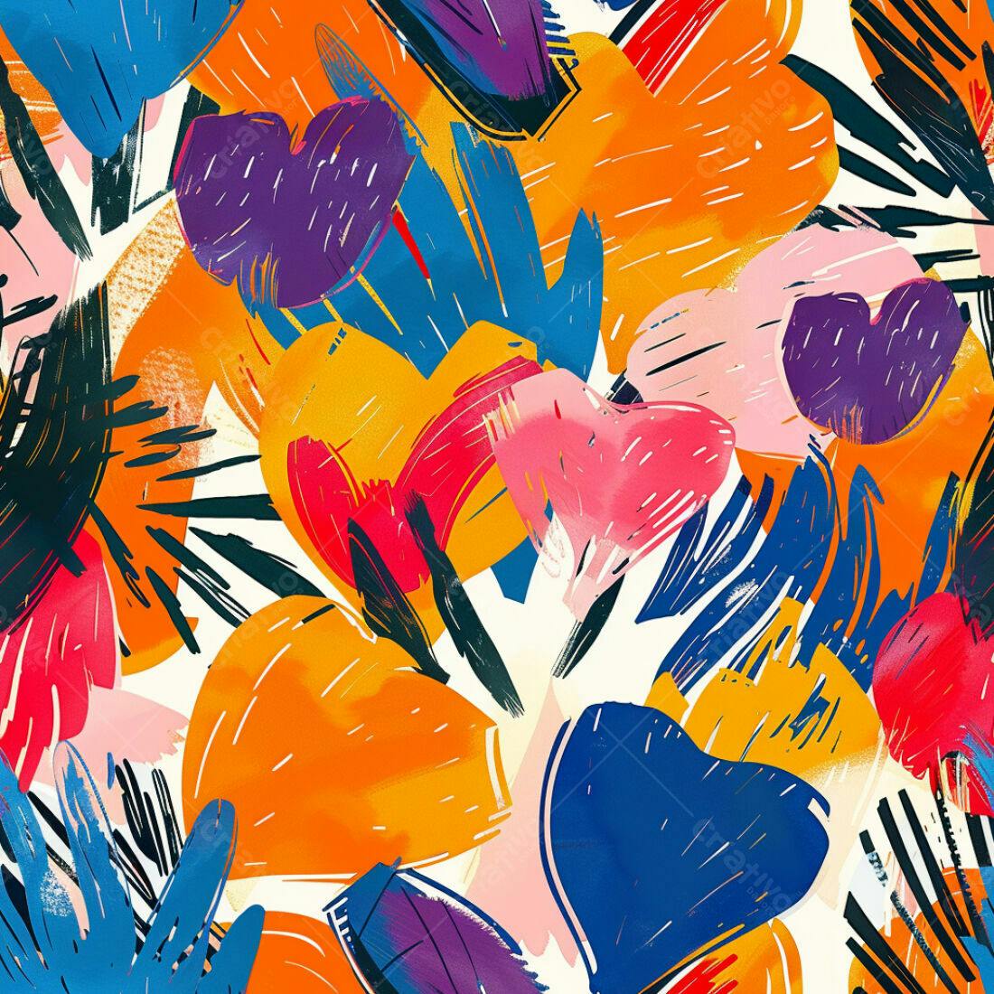 Textura Abstrata Colorida para Fundo