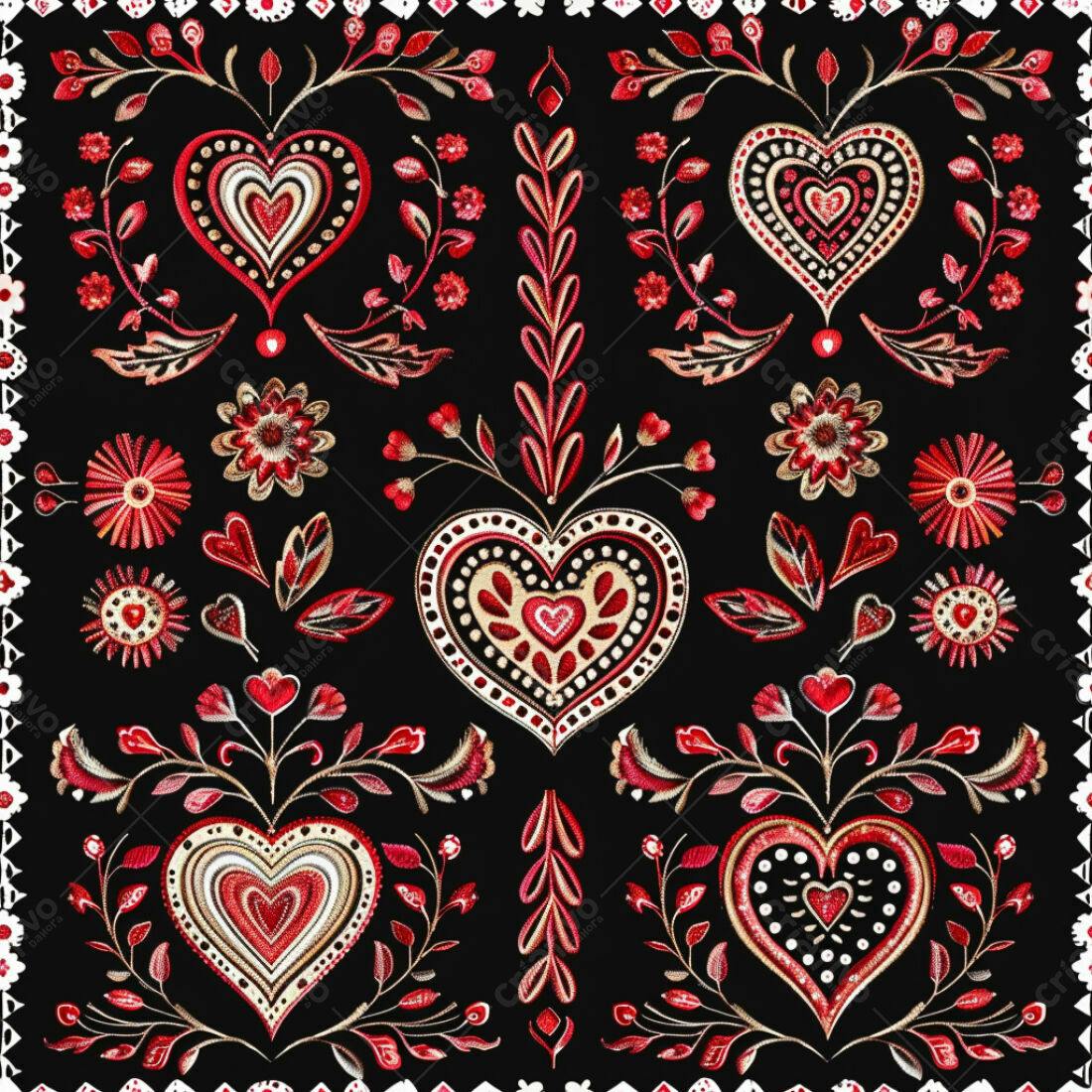 Textura tecido floral vermelho para papel de parede