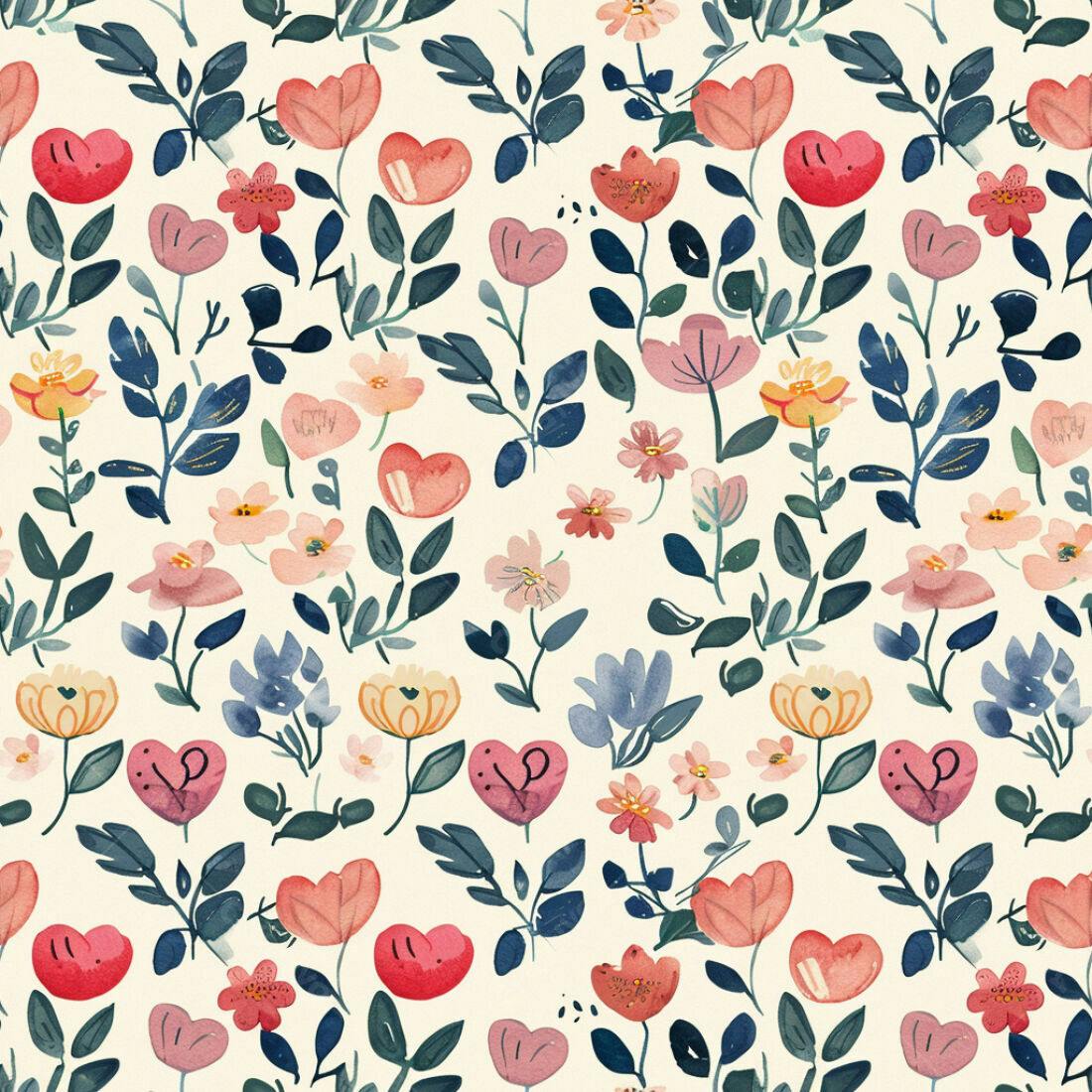 Textura floral romântica para papel de parede