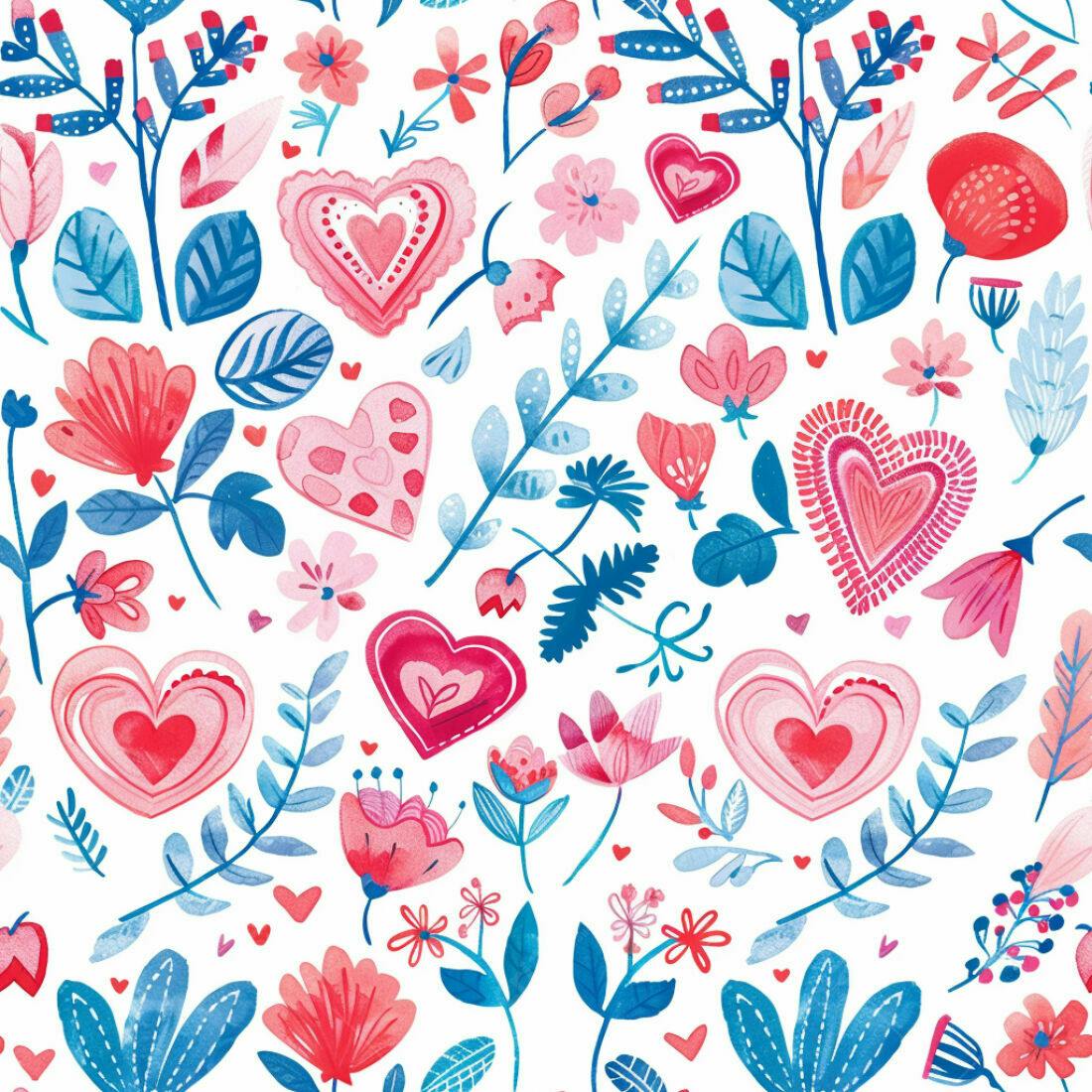 Textura floral romântica para papel de parede