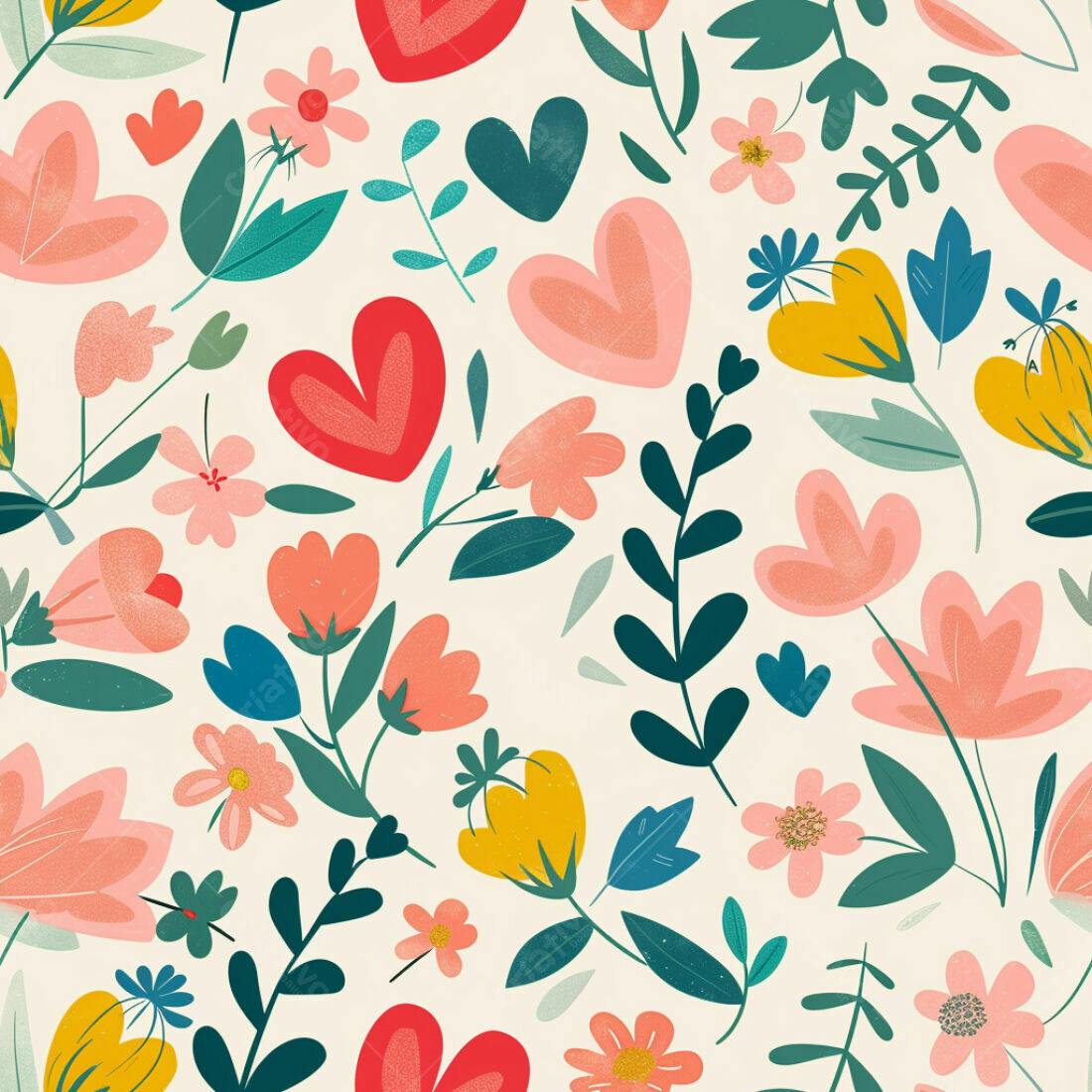 Textura floral romântica para papel de parede