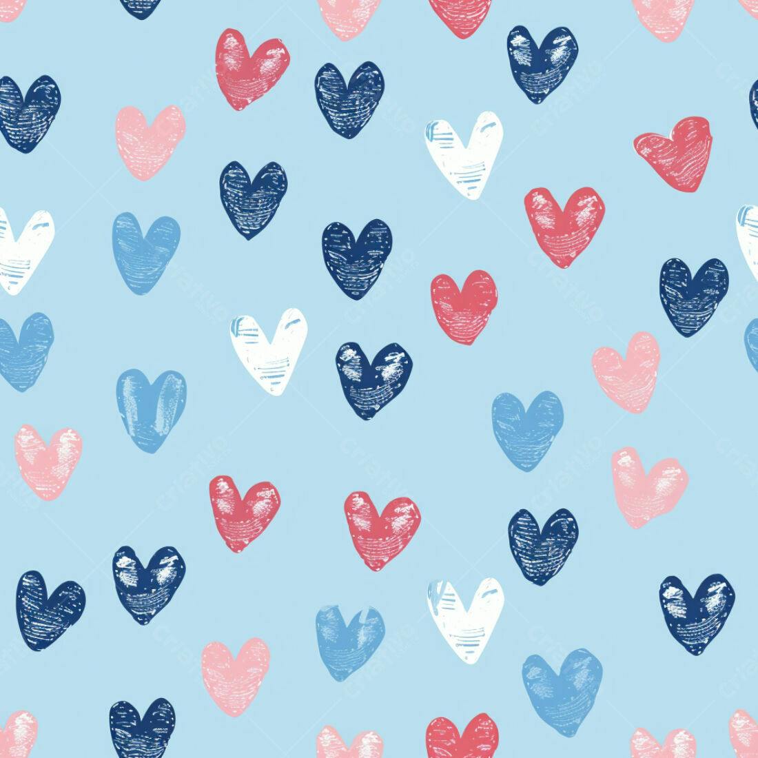 Textura corações coloridos para papel de parede