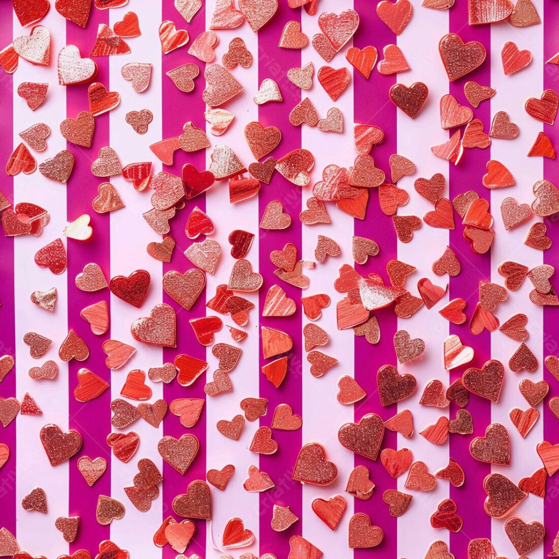 Textura corações rosa e vermelho para fundo romântico
