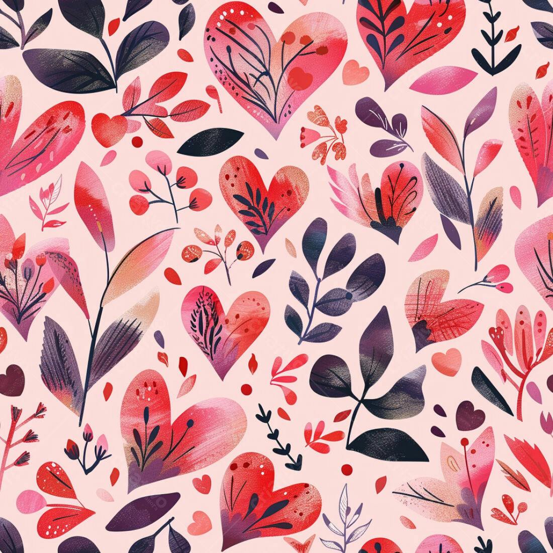 Textura floral romântica para papel de parede