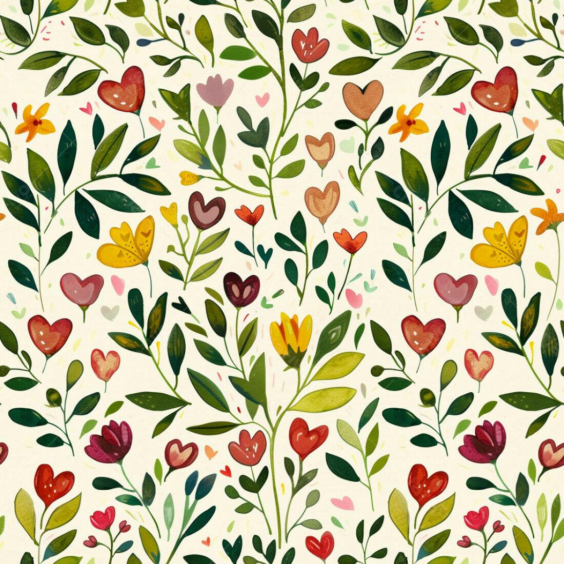 Textura floral romântica para papel de parede