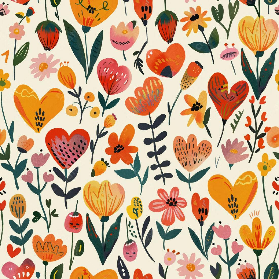Textura floral romântica para papel de parede