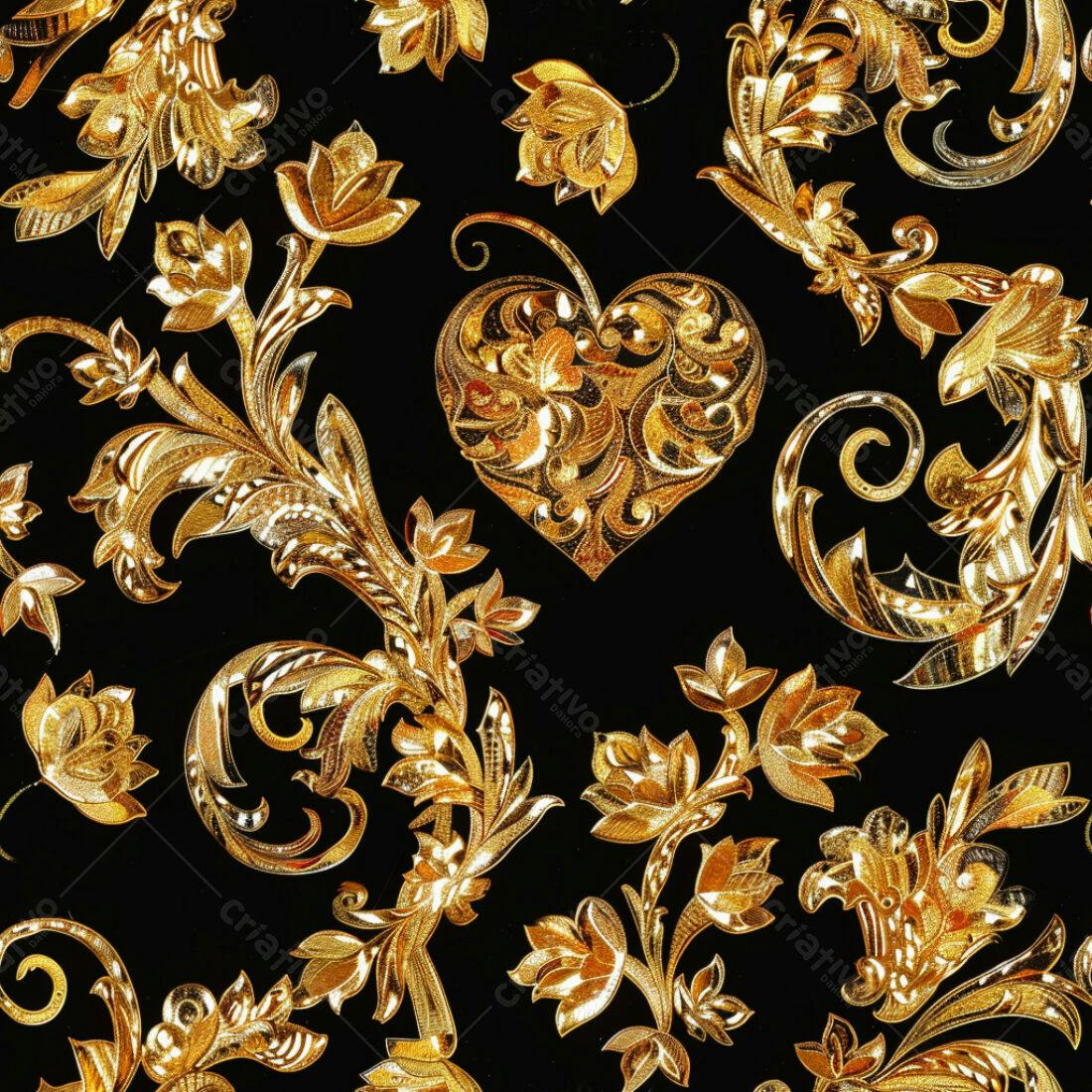 Textura Ouro Detalhada para Fundo Luxuoso