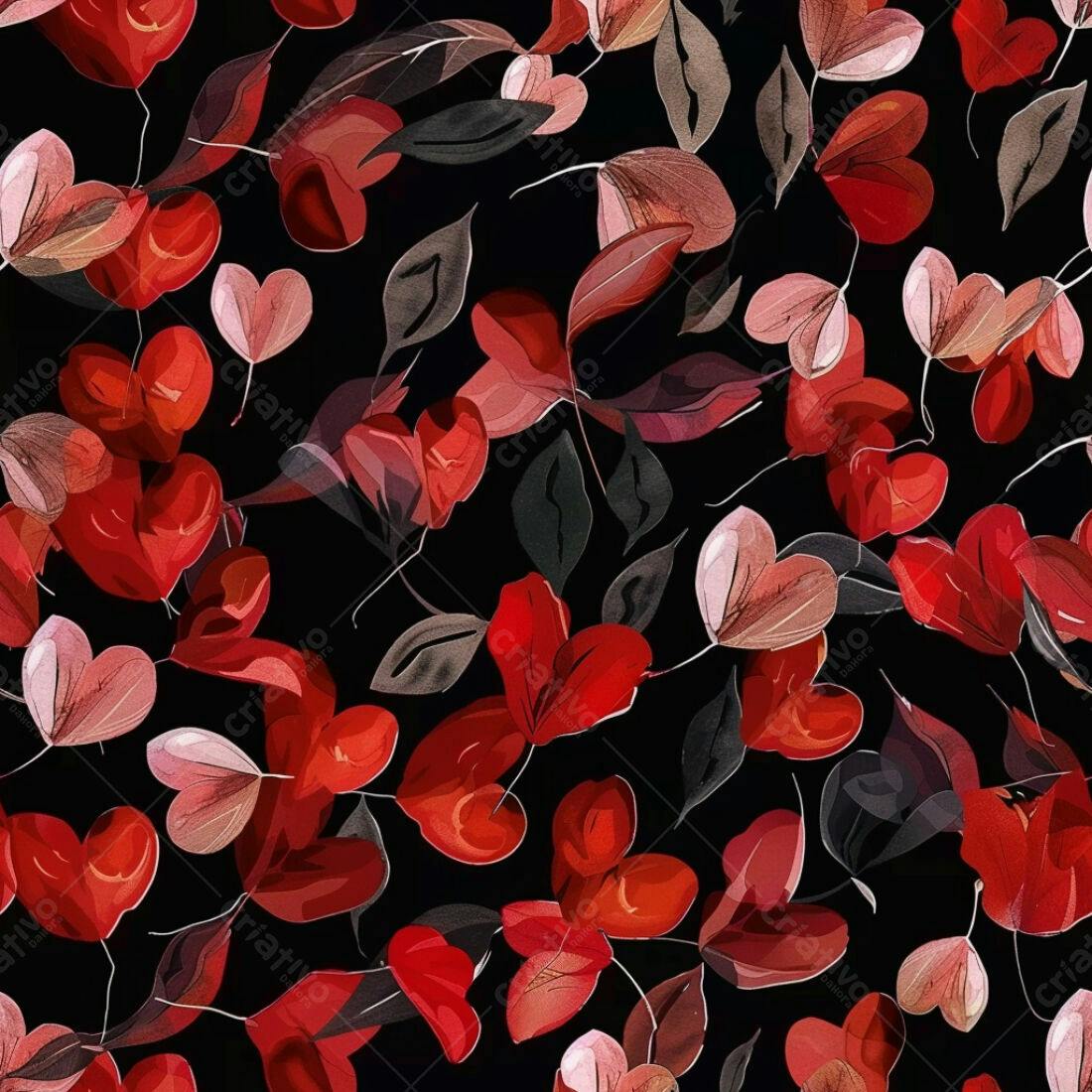 Textura floral romântica para papel de parede