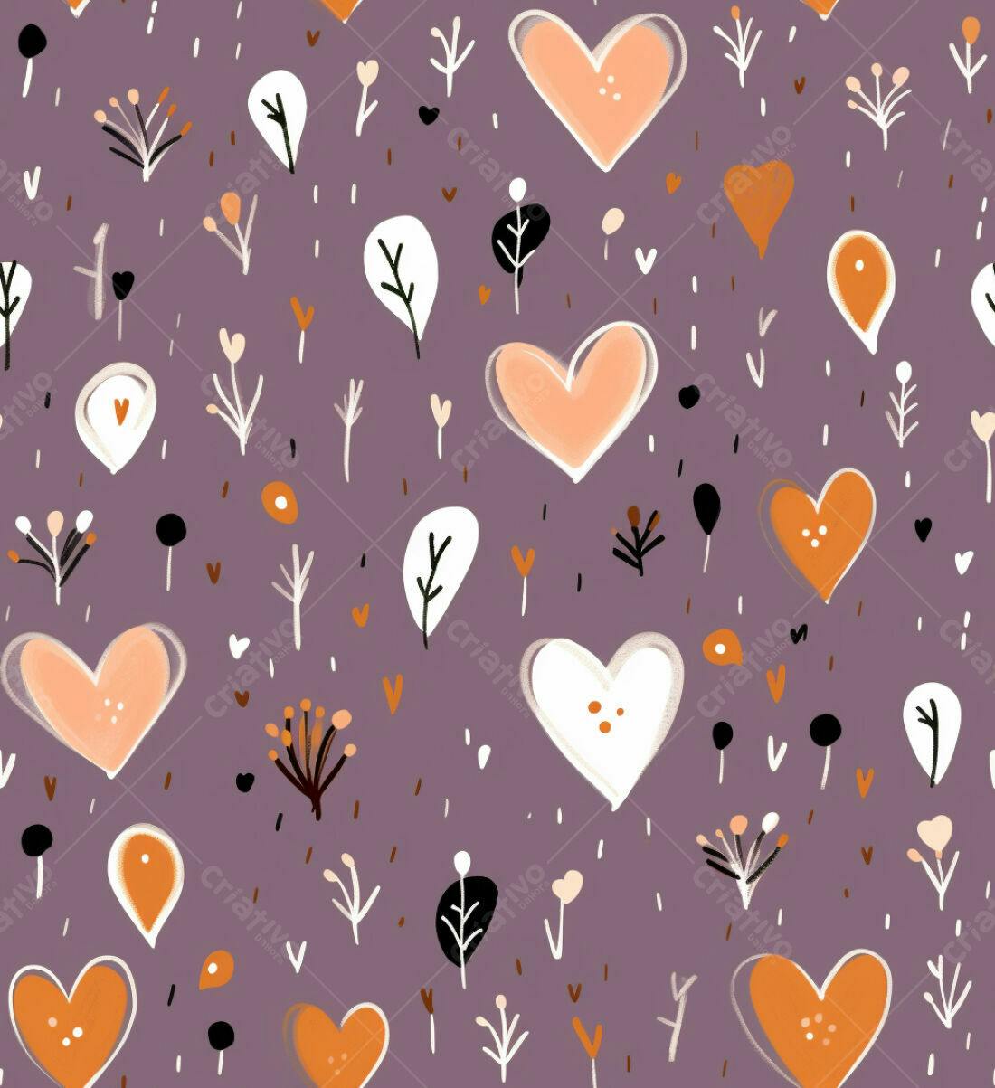 Textura floral romântica para fundo