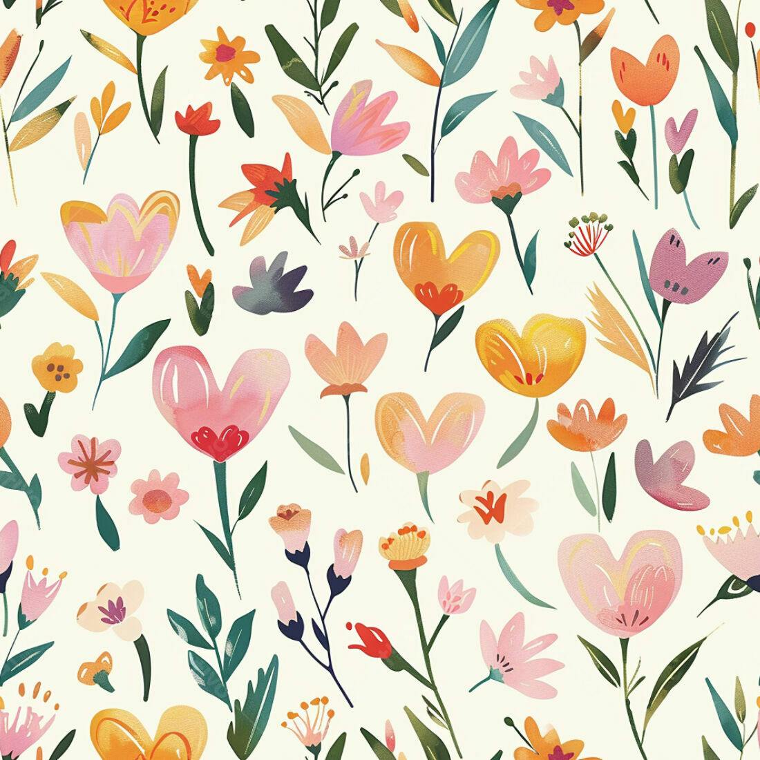 Textura floral romântica para papel de parede