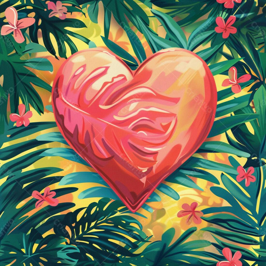 Textura Folhagem Tropical para Fundo