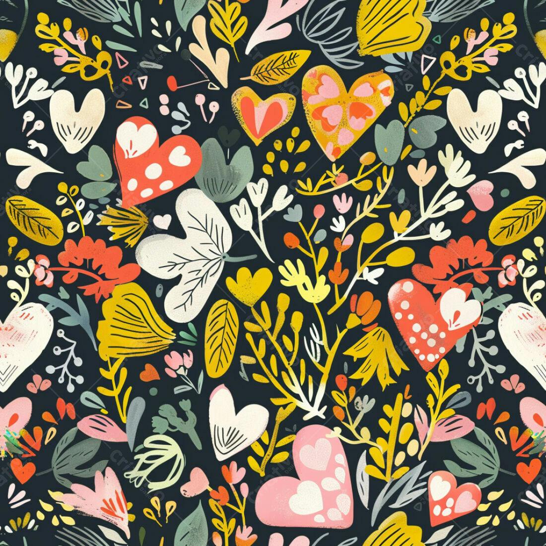 Textura floral romântica para papel de parede