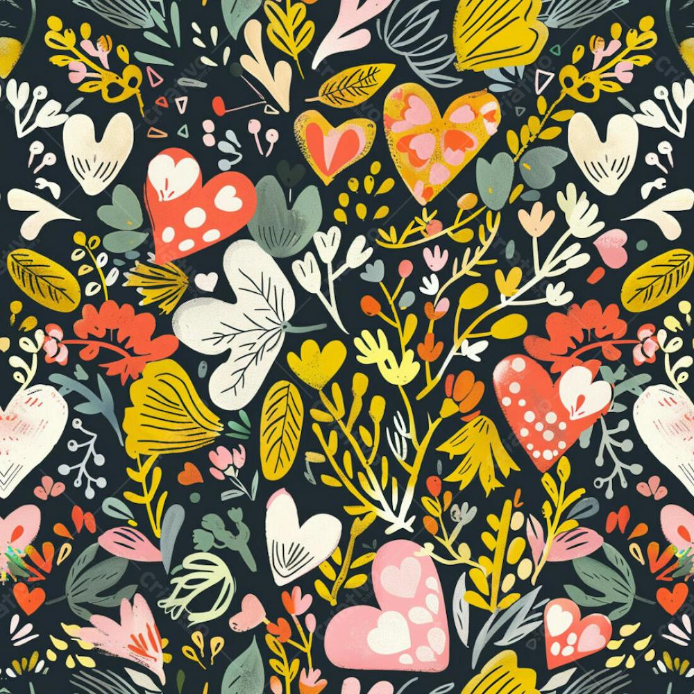 Heart pattern high resolution design asset - [download] 133741 ...