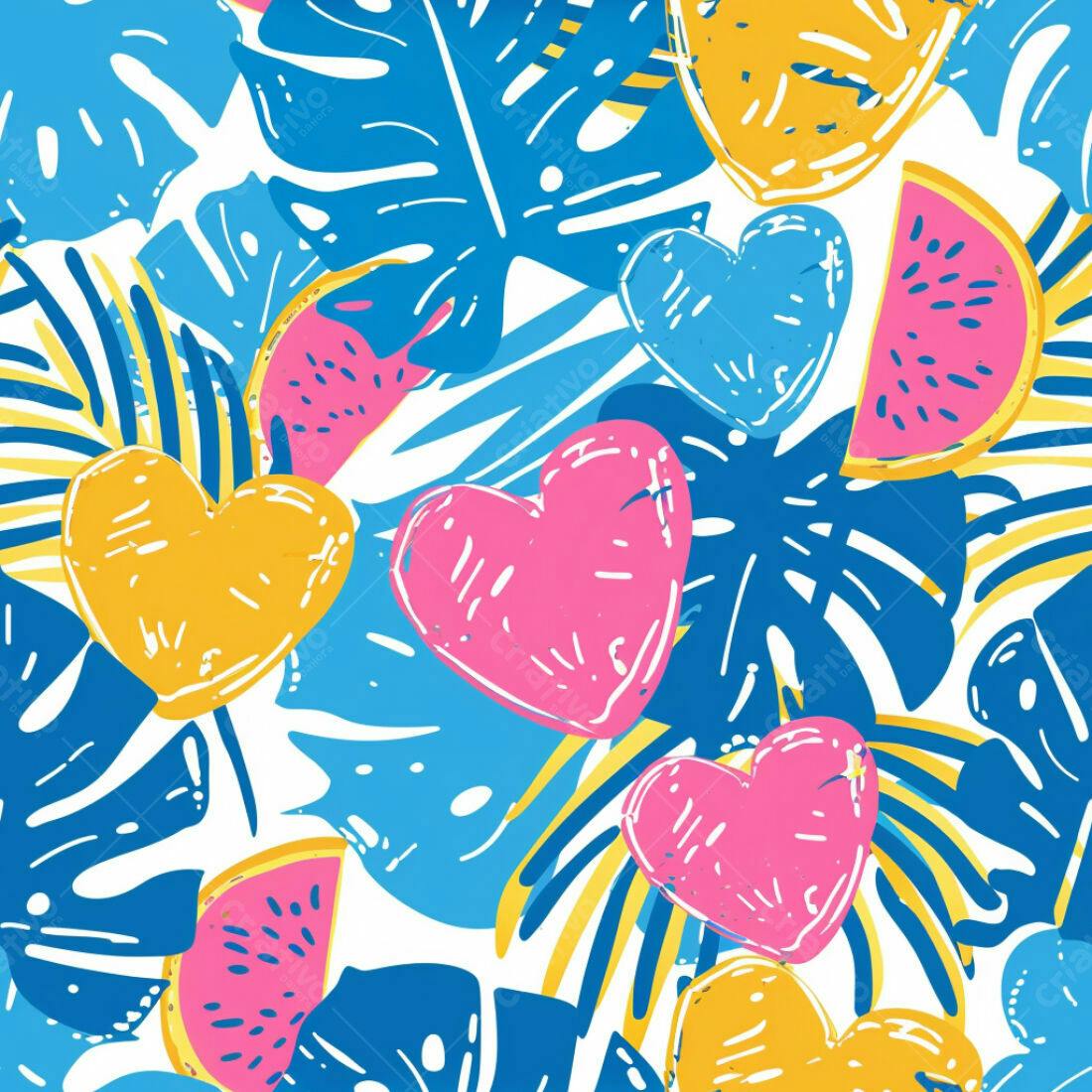 Textura tropical verão fundo para design