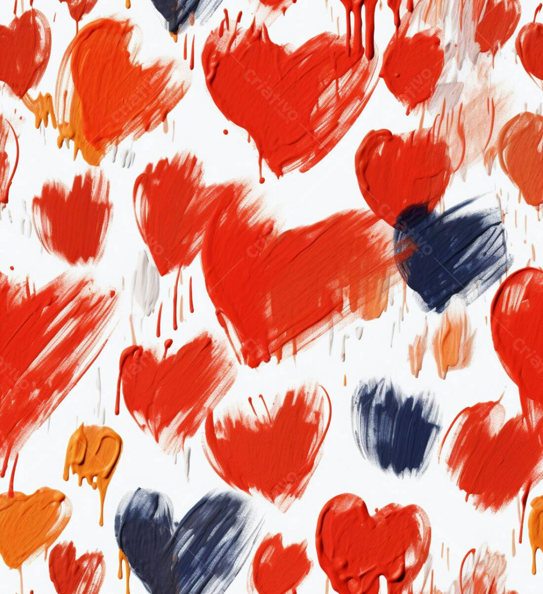 Textura Abstrata Corações para Fundo