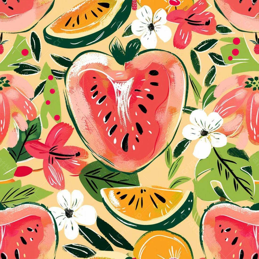 Textura frutas tropicais verão para fundo