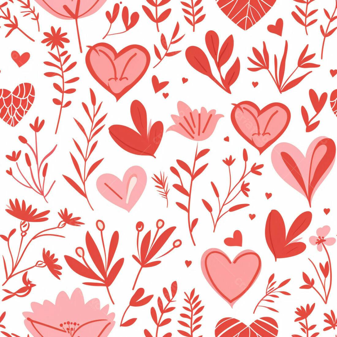Textura floral romântica para papel de parede
